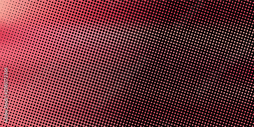 Obraz na plátně Dotted gradient halftone background