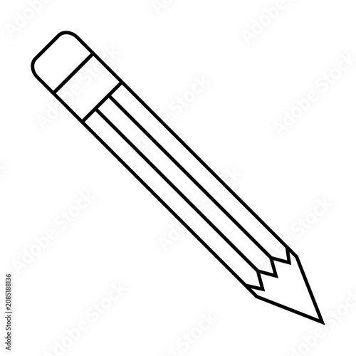 Pencil Icon line art for Graphic Design and Digital Editing