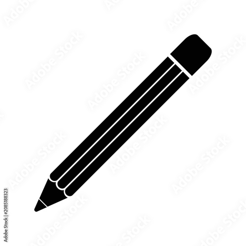 pencil  symbol silhouette