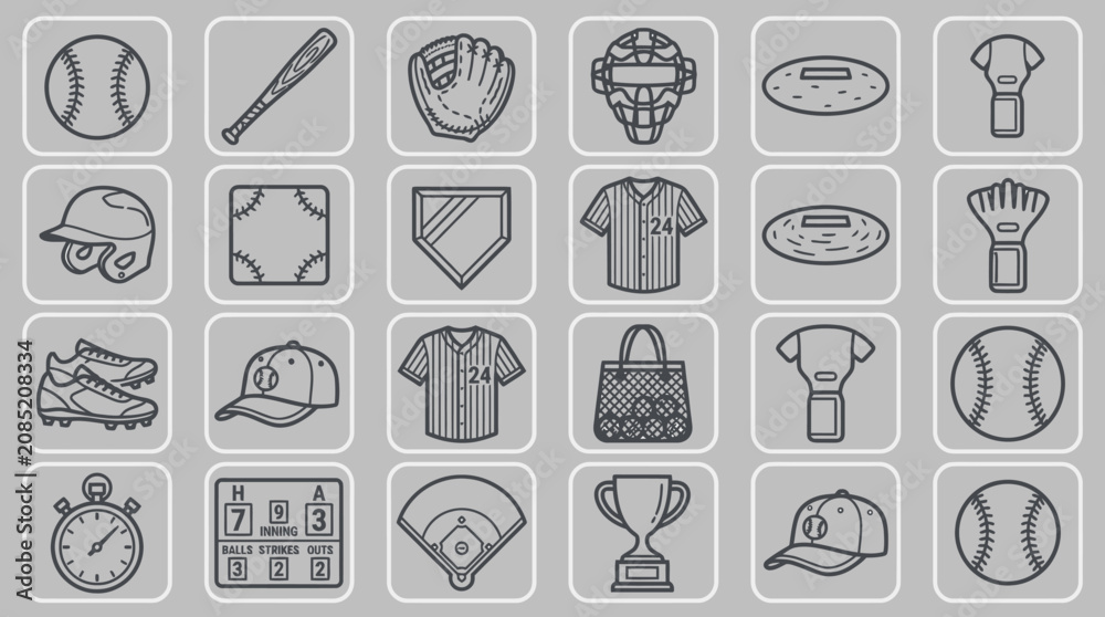 Fototapeta premium An educational illustration depicts various school supplies and objects in a classroom setting with students learning.