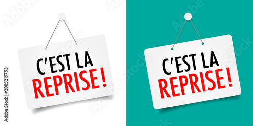 Принти на полотні C'est la reprise !