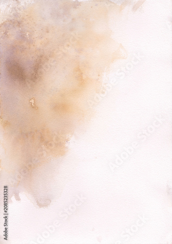 Sophisticated brown gradient watercolor background for minimalist design assets