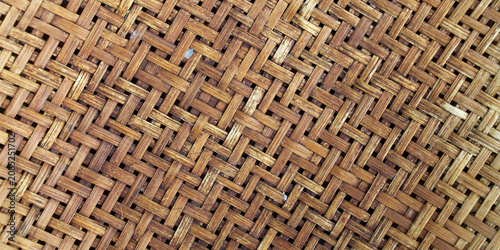 Konstfotografi The surface texture of traditional woven bamboo