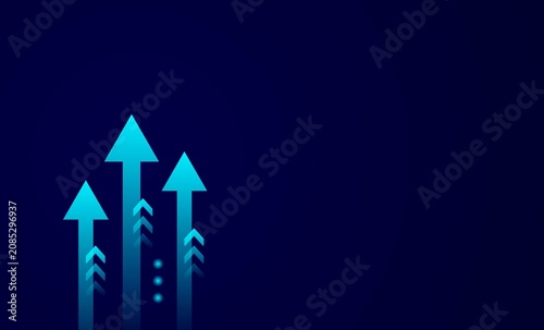 Arrow background. Neon arrow blue background. Arrows symbol on background. Colorful arrow icons. Glowing arrow signs.