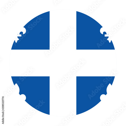 quebec-provincial-flag-design-vector-illustration-flag