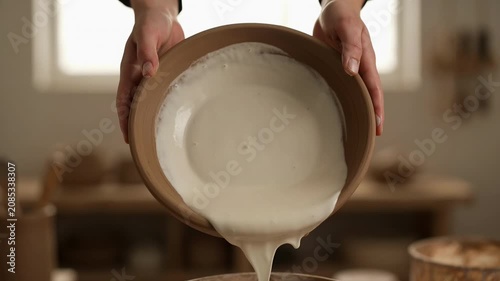 Pouring batter bowl mold