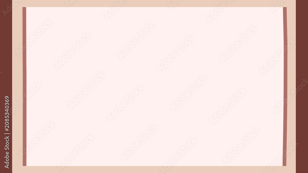 Fototapeta premium Simple Retro Geometric Border Presentation Background in Earth Tone Palette