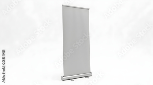 Blank display roll up banner stand