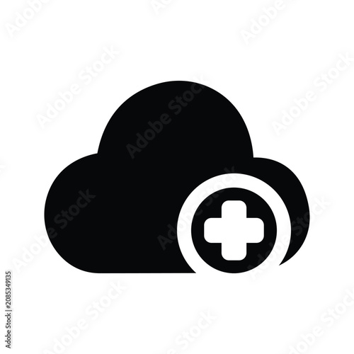 Cloud add icon