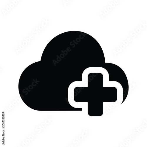 Cloud add icon