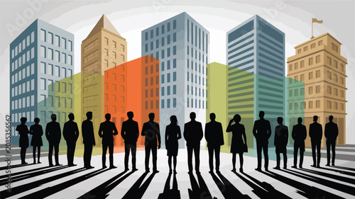 Urban Landscape and Business People