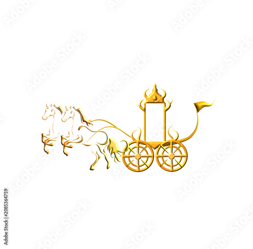 Tableau sur toile vector illustration of a dharma