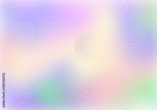 Soft pastel blurred background featuring a dreamy blend of light violet yellow peach and mint green hues for creative digital art projects