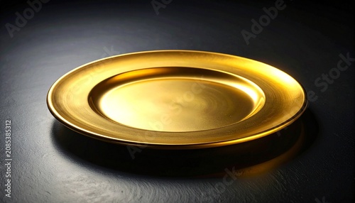 Golden Plate Luxury Minimal Design