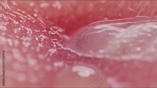 Liquid interaction with textured surface