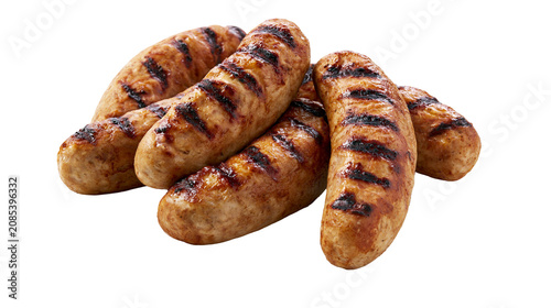 Foto Grilled Sausages with Char Marks