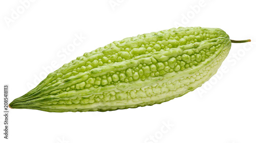 Canvas-taulu Green bumpy bitter melon vegetable