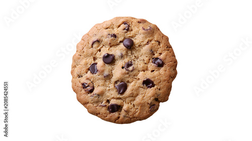 Quadro su tela Chocolate chip cookie with dark chocolate chunks