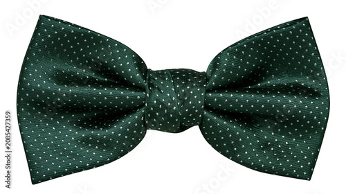 Konstfotografi Green polka dot satin bow tie