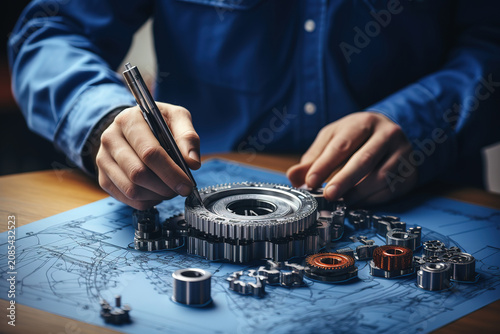 Beautiful industrial and mechanical engineering themes