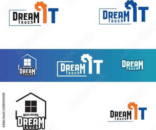 Dream Touch Logo IT Vector 2026