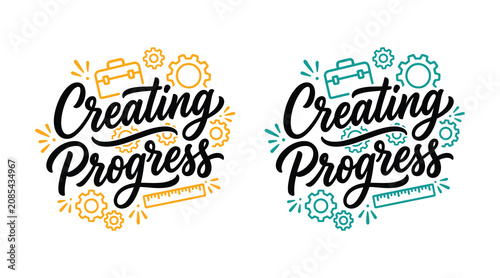 Foto Labor day inspiration creating progress with hard work and dedication