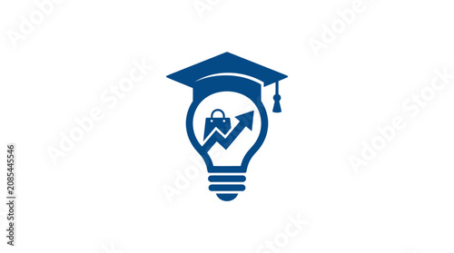 Education Light Bulb Icon Concept.