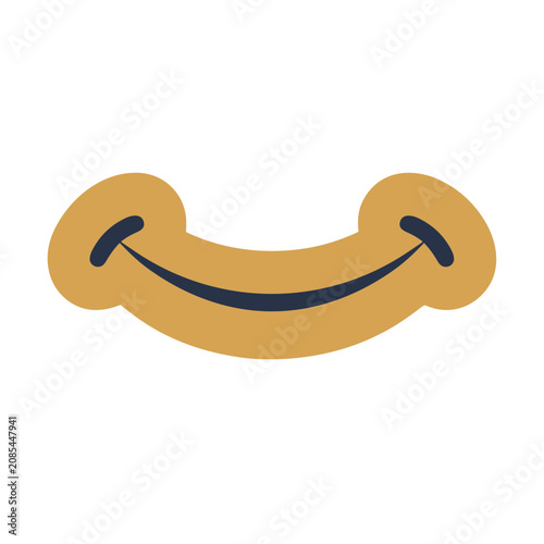 Blank Ribbon Label Element
