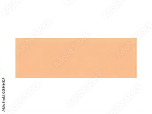 Simple peach colored rectangular shape banner with a flat design style for digital web layout