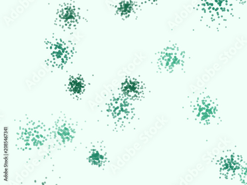 Tableau sur toile Minimal Dot Cluster Contemporary Abstract Pattern