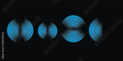 Εκτύπωση καμβά Wifi wave light effect