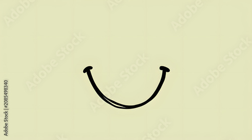 a smiley emoji with light yellow colour background