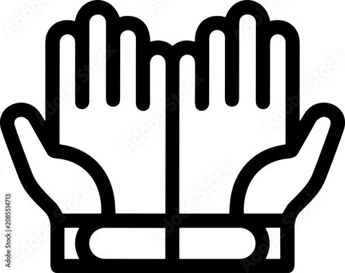 Foto Open Hands Praying Icon