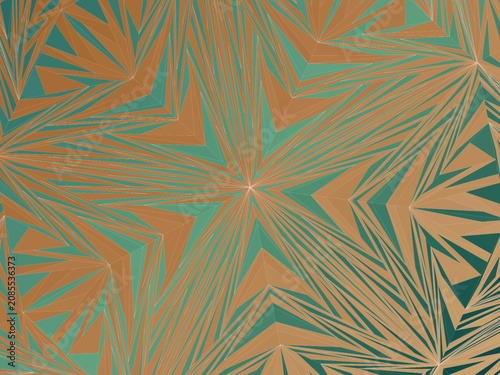 Obraz na płótnie Penrose Tiling Aperiodic Pattern Abstract Vector Background