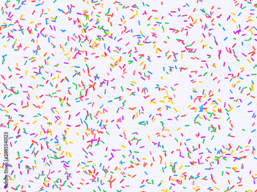 Candy Sprinkles Bright Colorful Pattern Background