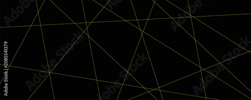 Canvastavla Random geometric line pattern on a black backdrop background