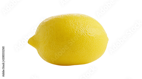 Foto Bright yellow lemon with textured rind