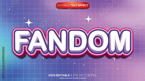 K-pop themed 3D text effect