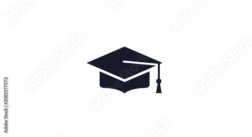 Graduation Cap Icon Symbol Education.