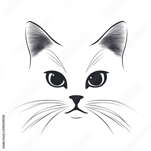 Cute Cat Character Illustration