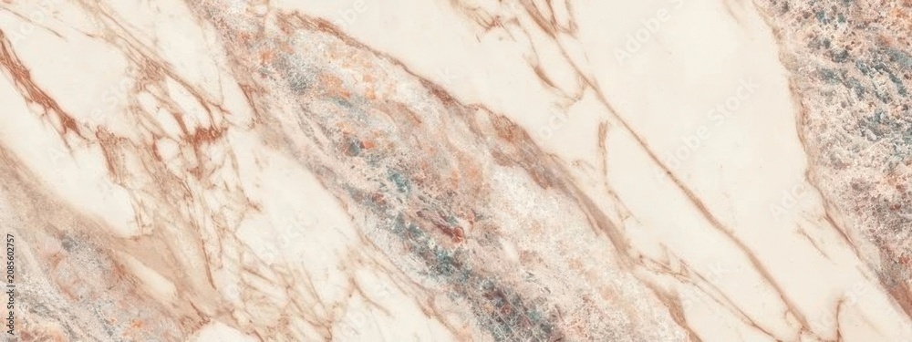 Fototapeta premium high resolution Marble texture design for white background and gold and brown veins 