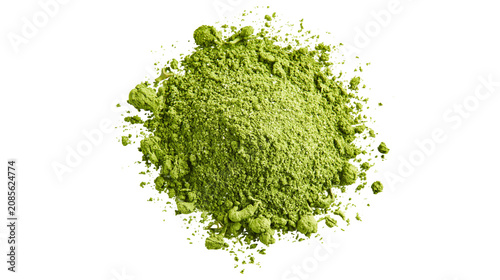 Canvastavla Green matcha powder pile