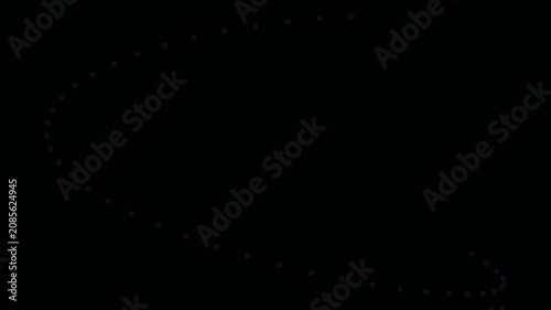 Celestial Arc: A mesmerizing cosmic ballet unfolds as glowing particles trace a luminous arc across the infinite expanse of space, hinting at distant galaxies and celestial wonders.