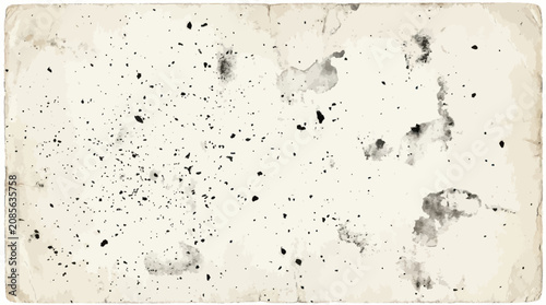 Photos A grungy, textured background with black splatters and smudges on a beige surfac