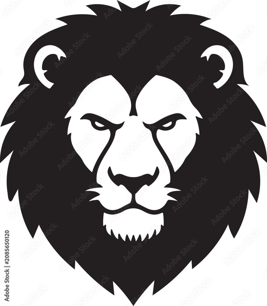 Fototapeta premium Lion portrait close-up