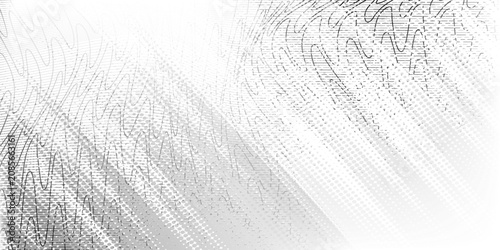 Foto Dynamic Deformed Soundwave Wavy Line Abstract Background, Vector EPS10