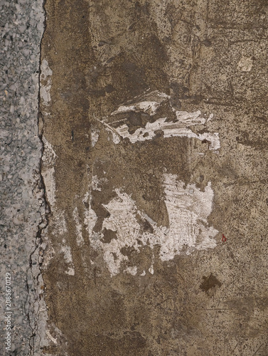 abstract form and texture on grunge floor