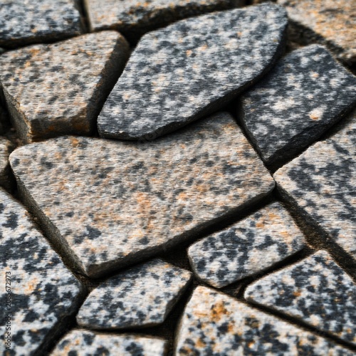 Canvastavla Irregular Granite Stone Pavement Texture