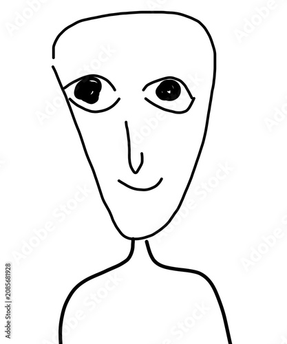 man face vector illustration