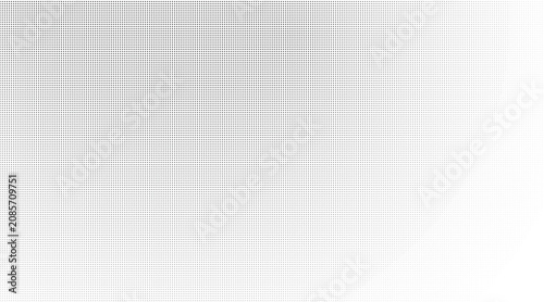 Billede på lærred Gray and white halftone pattern texture background with small dots  seamless des